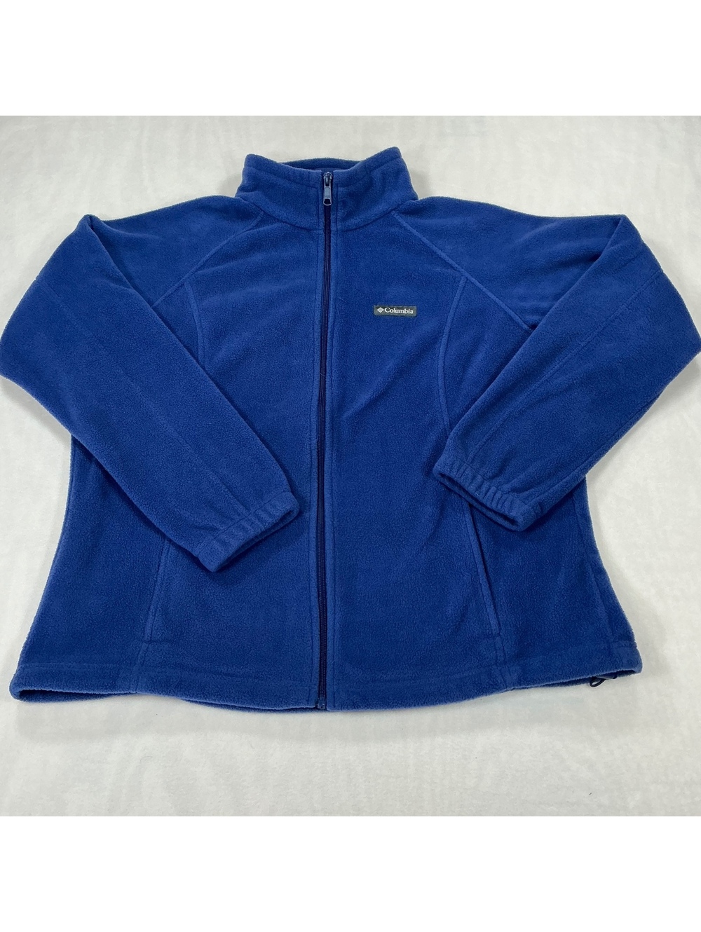Columbia Women’s 1X‎ Blue Full Zip Fleece Jacket Lightweight